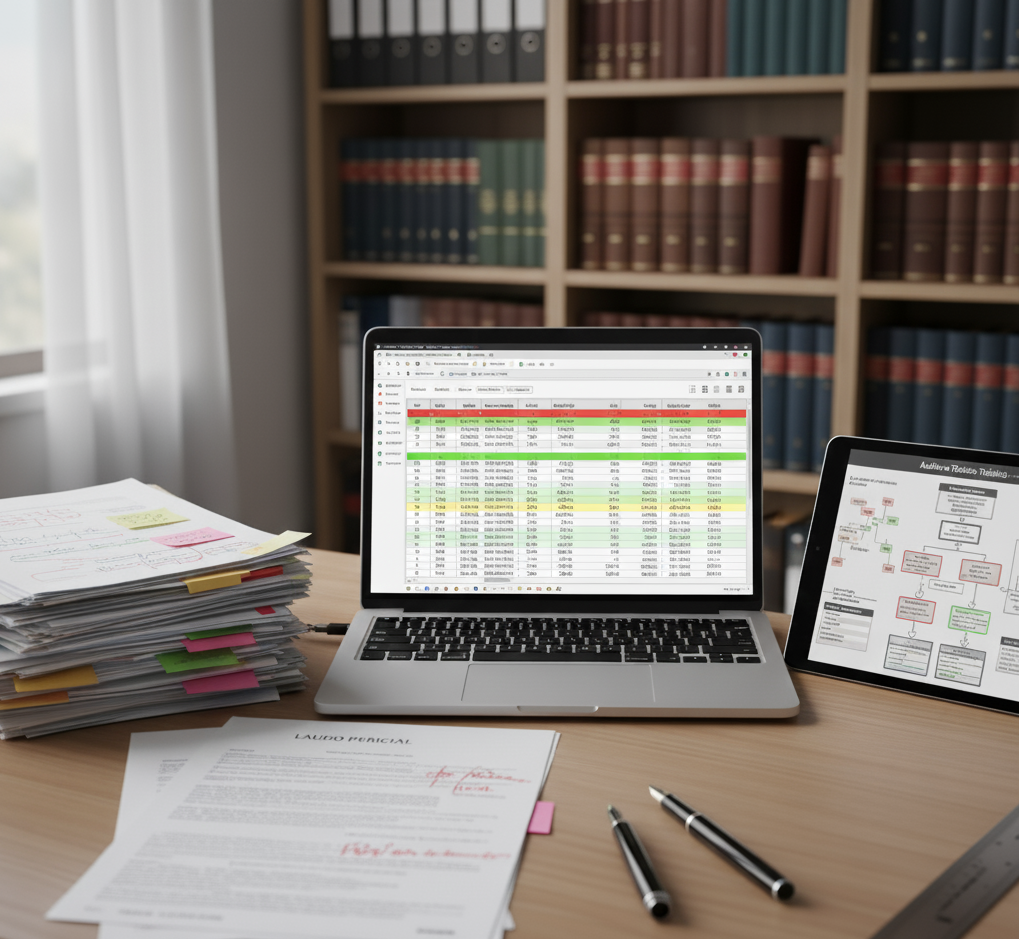 Análise e revisão de laudos periciais